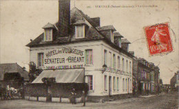 Unique 76 CPA YERVILLE - Hôtel Des Voyageurs - Yerville