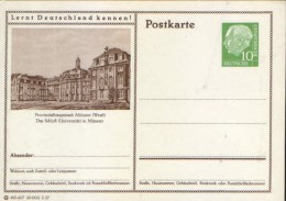 Germany/Federal Republic- Stationery Postcard Unused - P24 - Munster,  Universitat - Postcards - Mint