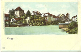 Suisse CPA Brugg Vue Sur Les Berges - Brugg