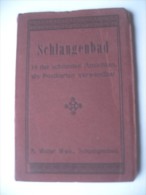 Duitsland Deutschland Hessen Schlangenbad Buch Mit 10 Sehr Schöne Ansichtskarten - Schlangenbad