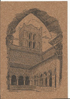 Elne Carte En Liège - Le Clocher De La Cathédrale Sainte Eulalie , Le Cloître , écrite En 2000 , Promosud Cordes - Elne