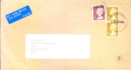 GREAT BRITAIN COMMERCIAL COVER 2003 -POSTED FROM GLASGOW MAIL CENTRE FOR INDIA - Storia Postale