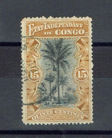 CONGO BELGE 1894/1900 YT N° 20 OBLITERE (cocotiers) - Oblitérés