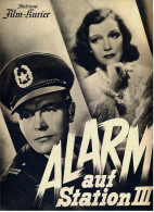 "Illustrierter Film-Kurier"  "Alarm Auf Station III" Mit Gustav Fröhlich , Jutta Freybe - Filmprogramm Nr. 3029 Von 1938 - Revistas