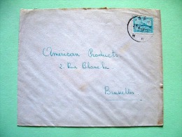 Belgium 1947 Cover To Bruxelles - Ship - Covers & Documents