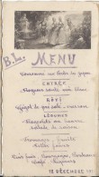 Consommé Aux Perles Du Japon/BL/ 1936      MENU87 - Menus