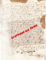 87 -ST  SAINT LEONARD DE NOBLAT - 1653- LA SALERIE SAINT BONNET DE BRIANCE-LEONARD FOUCAUD -LEONARD BLANZAT - Manuskripte