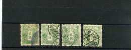 - JAPON . TIMBRES DE 1913/19 OBLITERES . - Usados