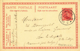 855/22 - TARIF FRONTALIER - Entier Postal Petit Albert 10 C DOLHAIN LIMBOURG 1920 Vers AACHEN Allemagne - Briefkaarten 1909-1934