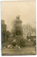 Montivilliers - Marne Verdun : Monument Aux Morts (jour De Cérémonie) Carte Photo M. Bazille Rue Beauberger Le Havre - Montivilliers