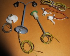 Lampadaire Double Et Accessoires Divers . - Eletric Supplies And Equipment