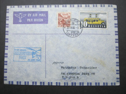 1948 , Hubschrauberbrief Aus Zürich - Lettres & Documents