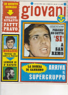 RA#44#15 GIOVANI TV N.7/1970 POSTER PATTY PRAVO/FRANCOBOLLI GIANNI RIVERA/NADA - Musik