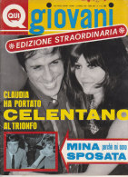 RA#44#17  QUI GIOVANI N.11/1970 POSTER ADAMO/SAN REMO VINCE CELENTANO - Music