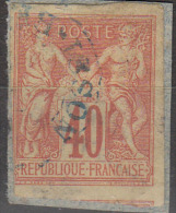 #68# COLONIES GENERALES N° 27 Oblitéré En Bleu Nossi-Bé   RARE +++ - Sage