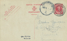 861/22 - DESTINATIONS - Entier Postal Houyoux BRUXELLES 1931 Vers BUCAREST ROUMANIE - Cartes Postales 1909-1934