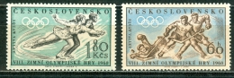 CZECHOSLOVAKIA Set Mint Without Hinge - Winter 1960: Squaw Valley