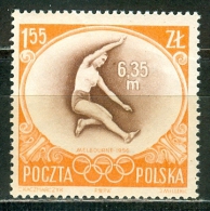 POLAND STAMP Longjump Mint Without Hinge - Summer 1956: Melbourne