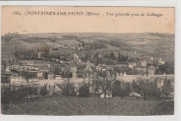 FONTAINE SUR SAONE (Rhône) - Vue Générale Prise De Collonges - Autres & Non Classés