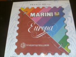 Feuilles Yvert Et Tellier France 2008 SC Type MARINI à Bandes Pages Neuves - Pré-Imprimés