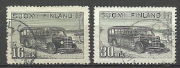 FINLAND FINNLAND 1945/47 Autobus Bus Michel 329 - 330 O - Bus