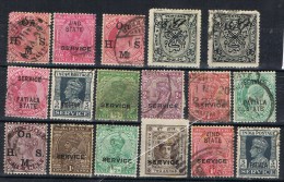 Lote 17 Sellos India Britanica Y Estados Indios º - Used Stamps