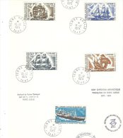 TAAF 1972/1974 - EXPEDITION ANTARCTIQUE FRANCAISE EN TERRE D'ADELIE - STATION DUMONT D'URVILLE - Geschnittene, Druckproben Und Abarten