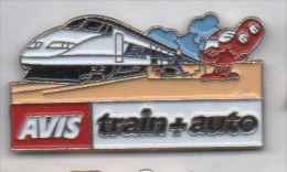 Beau Pin's , Transport Train SNCF TGV , AVIS , Train + Auto - TGV