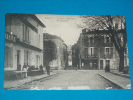 33) Bazas - Le Cours Thiers Et La Rue Fondespan  - Année1916  - EDIT- Cadars - Bazas