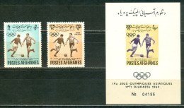 AFGHANISTAN Soccer Stamps + Sheet Mint Without Hinge - AFC Asian Cup