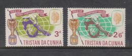 Tristan Da Cunha 1966 World Cup Soccer Set 2 MNH - Tristan Da Cunha