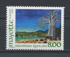 MAYOTTE 1999  N° 75 **  Neuf = MNH Superbe Flore Flora Arbres Trees Le Baobab - Nuevos