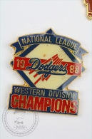 1988 National League Dodgers Western Division Champions - Pin Badge #PLS - Baseball