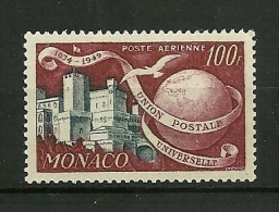 MONACO 1949 Aérien    N° 48     5 Ième Anniversaire De L'U P U       NEUF - Poste Aérienne