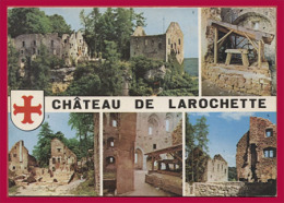 LAROCHETTE. Château De Larochette. (C.P.S.M. - Grand Format. - Multivues. - Voir Description.) - Fels