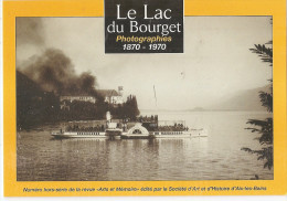 Savoie - 73 -aix Les Bains Le Lac Du Bourget Photographies 1870-1970 Carte Pub Pour Livre - Aix Les Bains