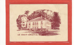 ORGEVAL (78) / CPSM / EDIFICES / CHATEAUX / Le Chateau  / Le Haut-Orgeval - Orgeval