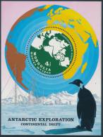 MONGOLIA 1980 Antarctic Exploration, Continental Drift - Souvenir Sheet MNH** - Antarctic Expeditions