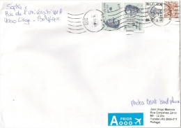 Belgium Cover To Portugal - Briefe U. Dokumente