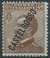 1924 CASTELROSSO EFFIGIE 40 CENT MNH ** - ED968-2 - Castelrosso