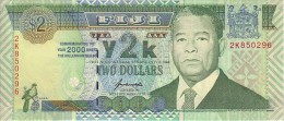FIJI   2 Dollars  Commemoratif Année 2000   Pick 102      ***** BILLET  NEUF ***** - Figi