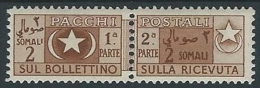 1950 SOMALIA AFIS PACCHI POSTALI 2 S MH * - ED964 - Somalia (AFIS)