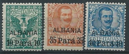 1902 LEVANTE ALBANIA 3 VALORI MNH ** - ED962-5 - Albanië