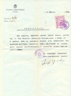 WW II. Fiume And Cupa. Fiscal Revenue Tax Stemps On  Sussak Dokument. 1942. - Jugoslawische Bes.: Fiume