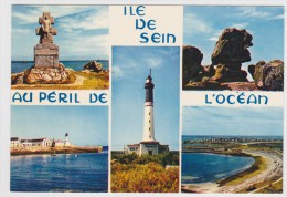 ILE DE SEIN - N° MX 4180 - MULTIVUES AVEC PHARE - CP NON VOYAGEE - Ed. D´ ART JOS - Ile De Sein