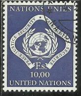 UNITED NATIONS GENEVE GINEVRA SVIZZERA ONU UN UNO 1969 1970 PAIX JUSTICE SECURITE' PEACE SECURITY PACE 10fs USATO USED - Used Stamps