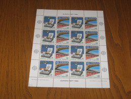 GREECE GRECE EUROPA 1988 SHEETLET OF 8 - Blokken & Velletjes