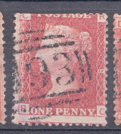 ONE PENNY PL. 78 CR + 93  /3276 B4 - Used Stamps