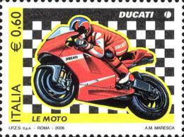 # ITALIA ITALY - 2008 - Ducati Desmosedici - Moto GP - Bike - Stamp MNH - Motos