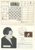 Chess Scacchi échecs Paul Keres Postcard 1991 - Schaken